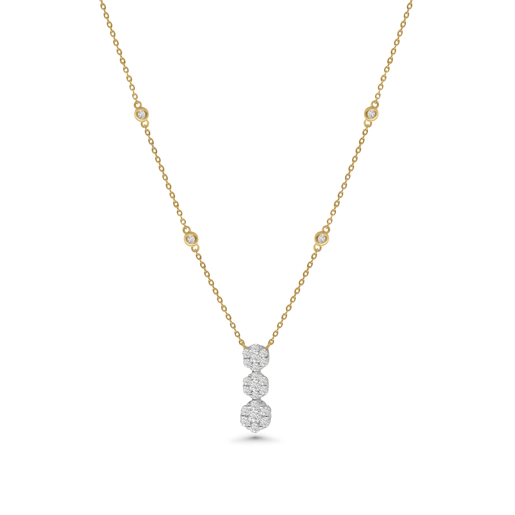 Tiered Flower Necklace
