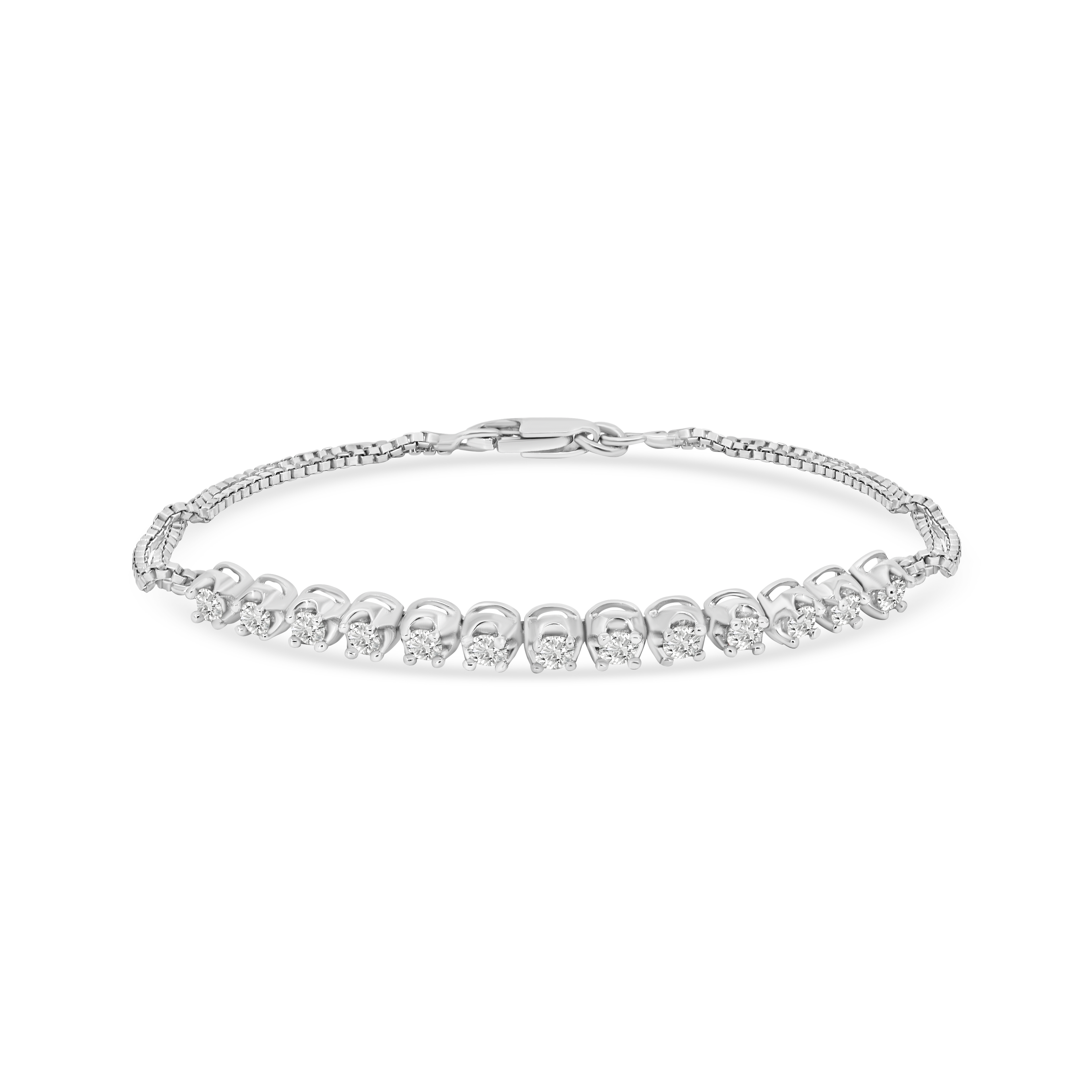 Half Tennis Bracelet