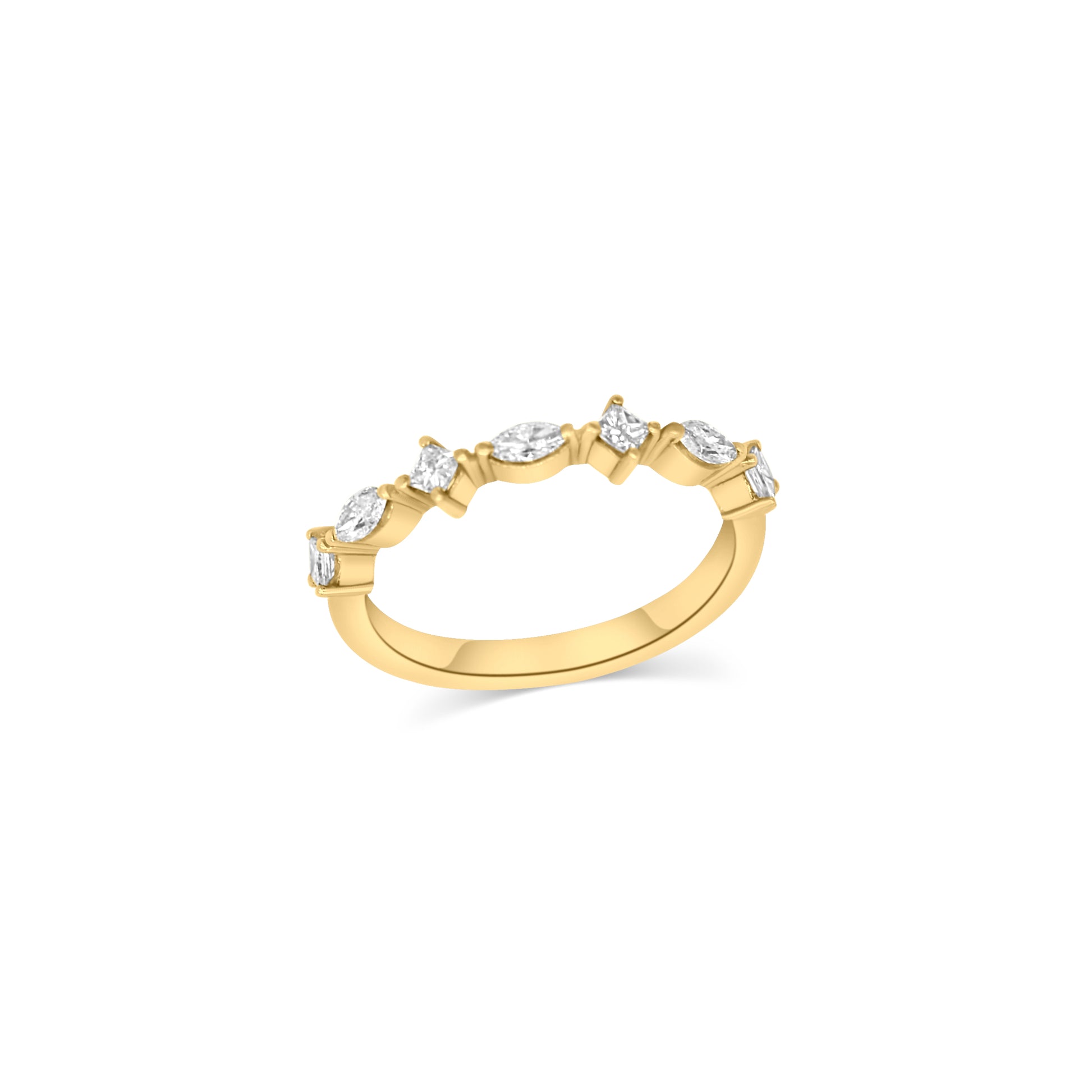 Round & Marquise Diamond Ring