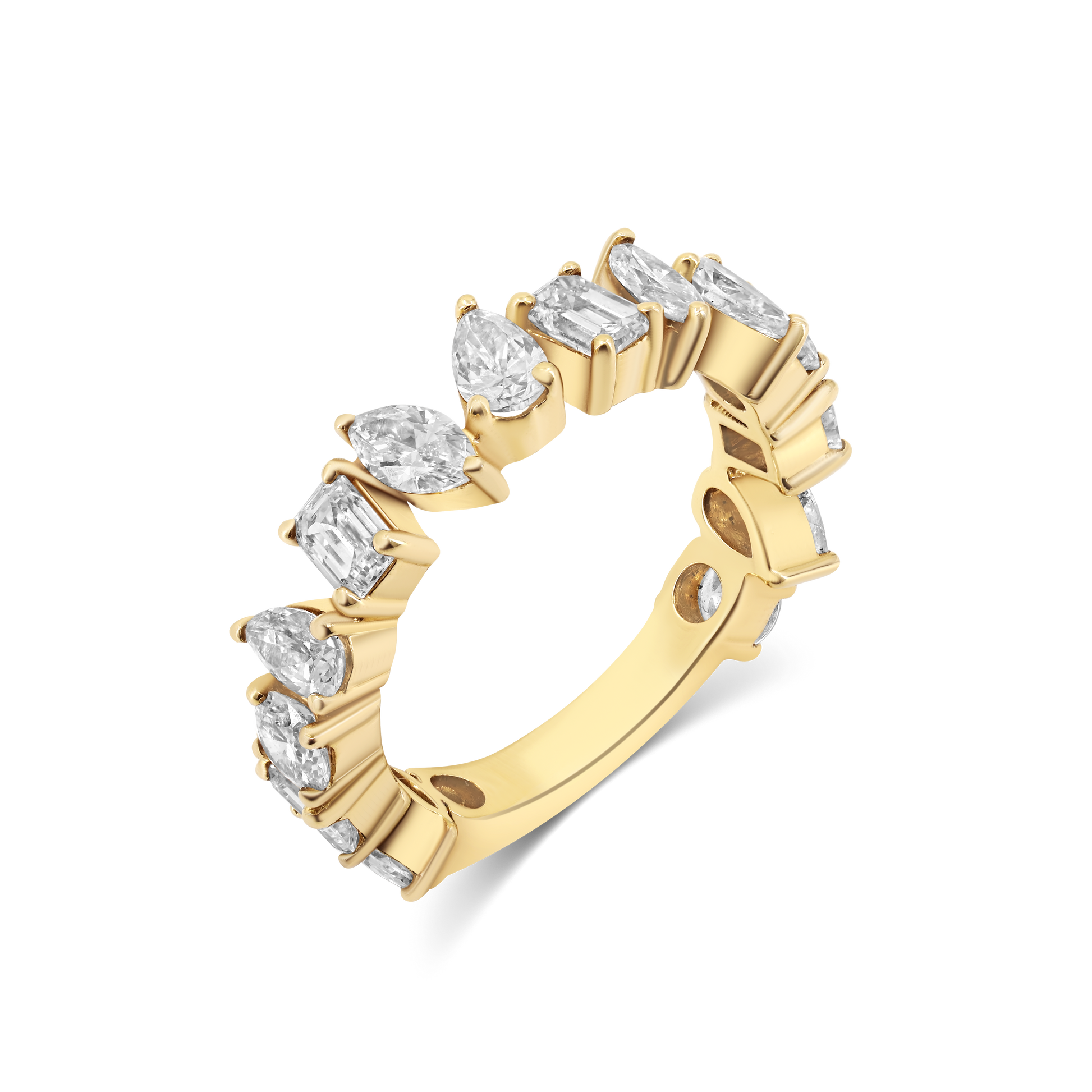 MultiShaped Eternity Diamond Ring
