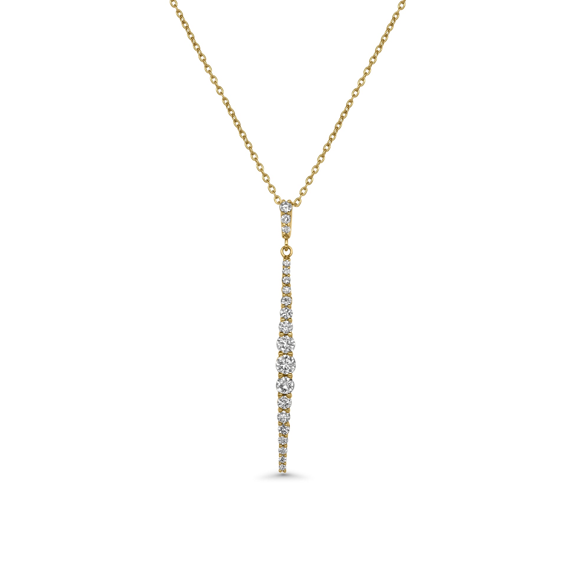 Dangling dégradé Diamond Necklace