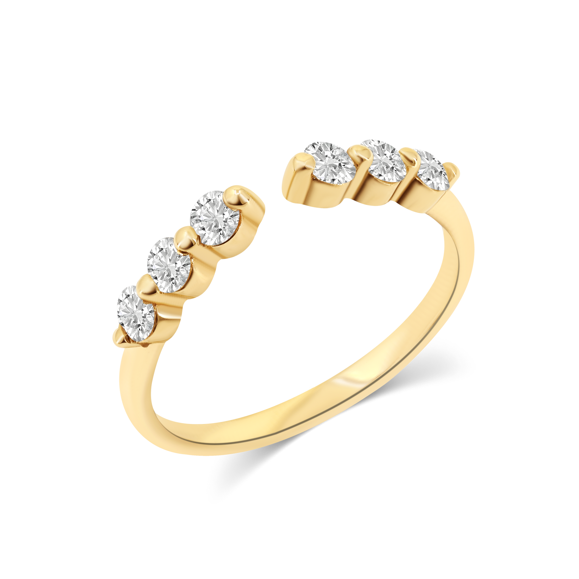 Triple Open Diamond Ring