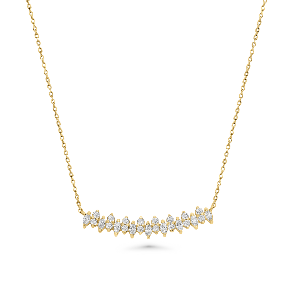Marquise Assorted Diamond Necklace
