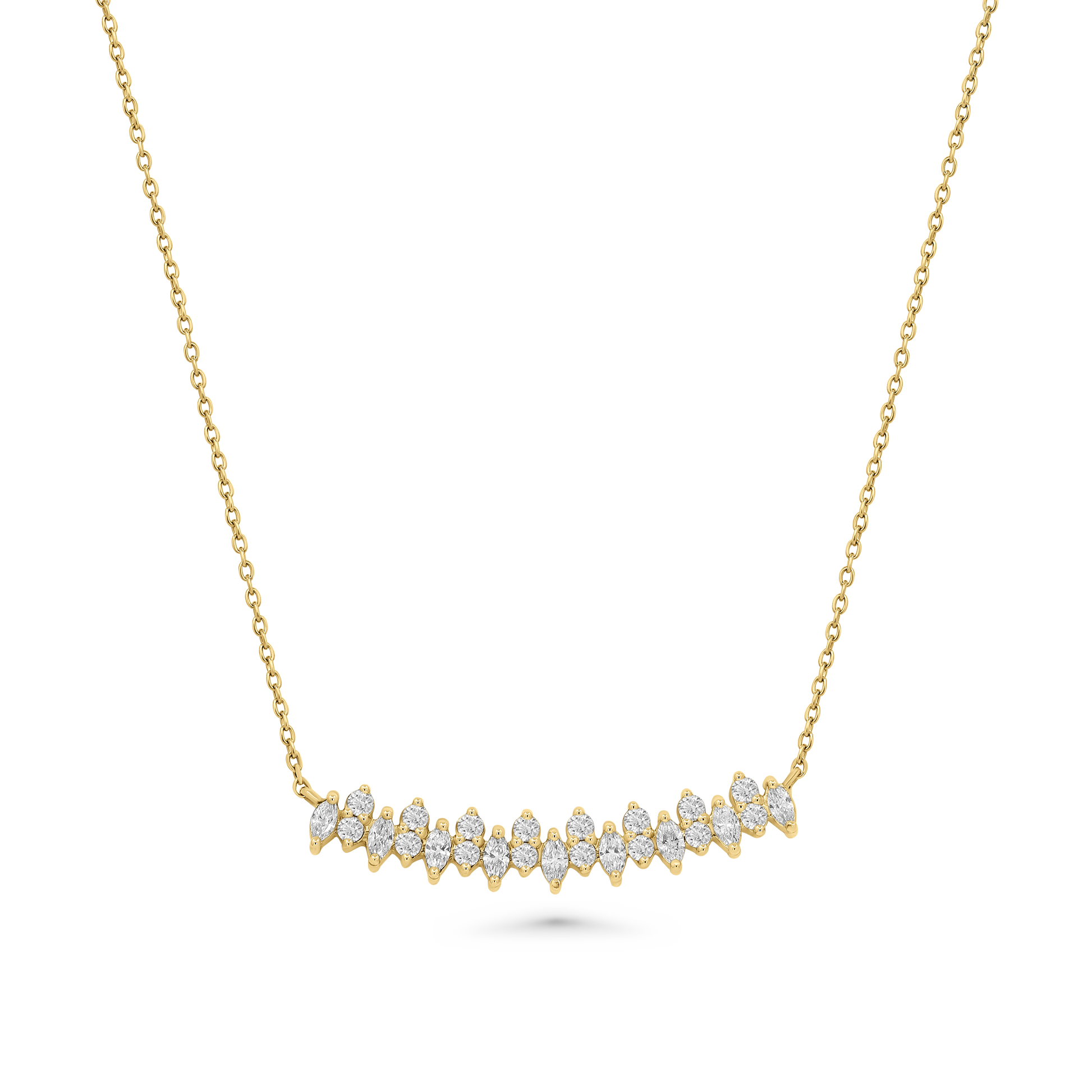 Marquise Assorted Diamond Necklace