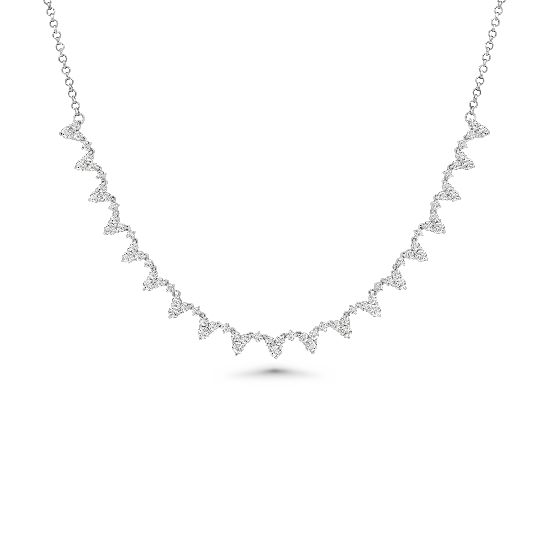 Triangles Diamond Necklace