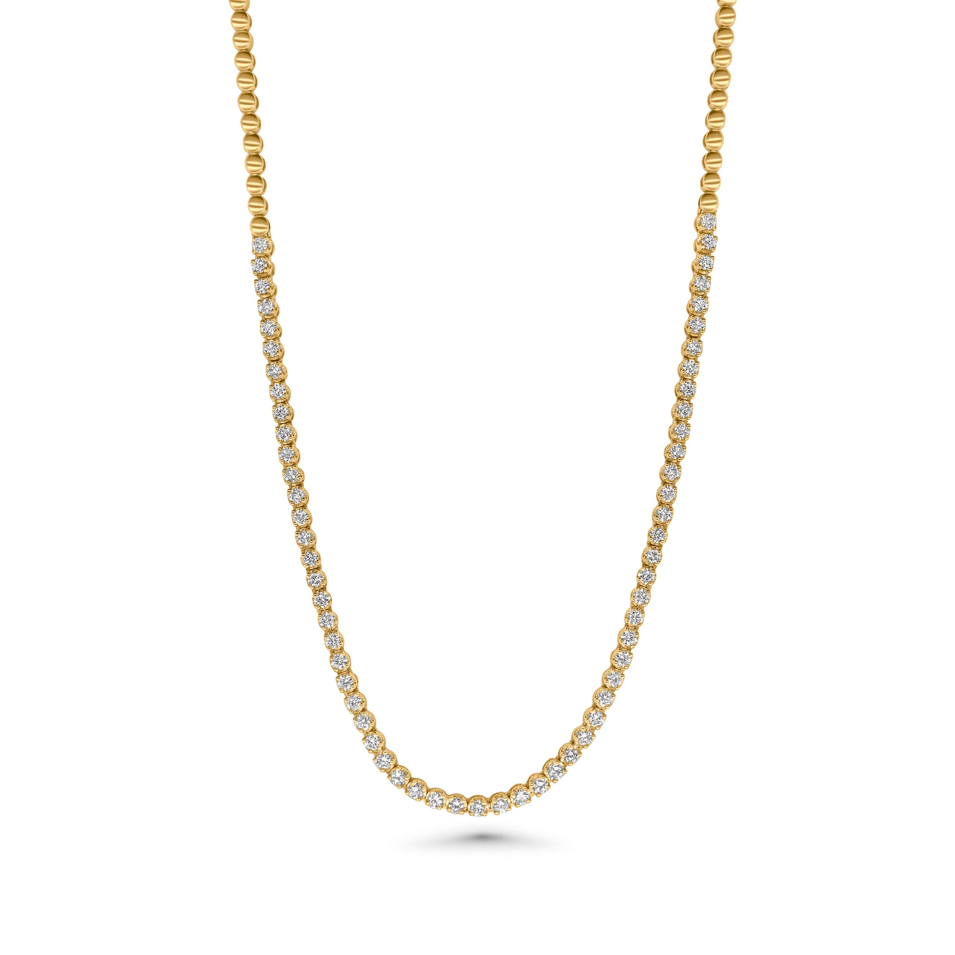 Tennis Necklace Gold