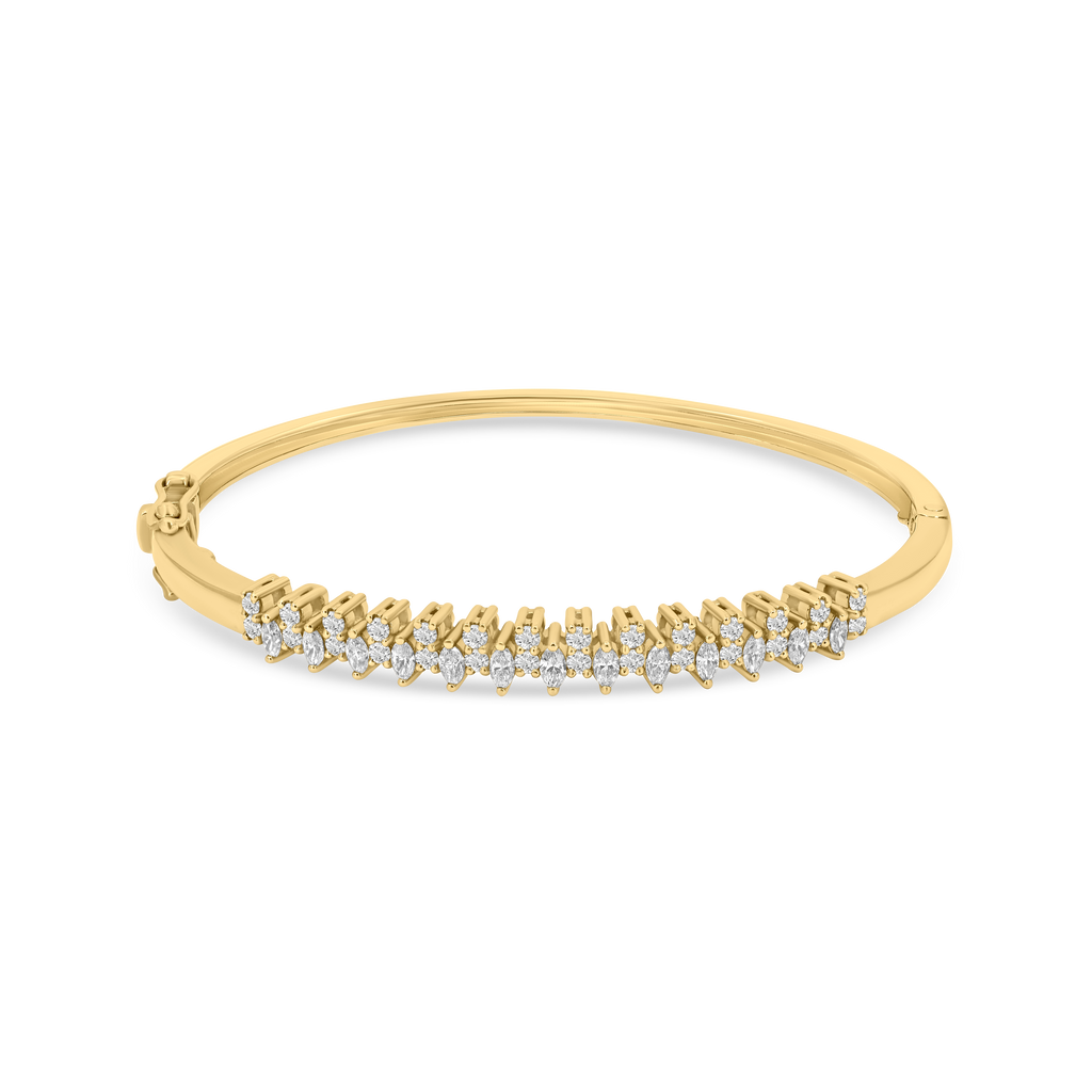 Marquise Assorted Diamond Bangle