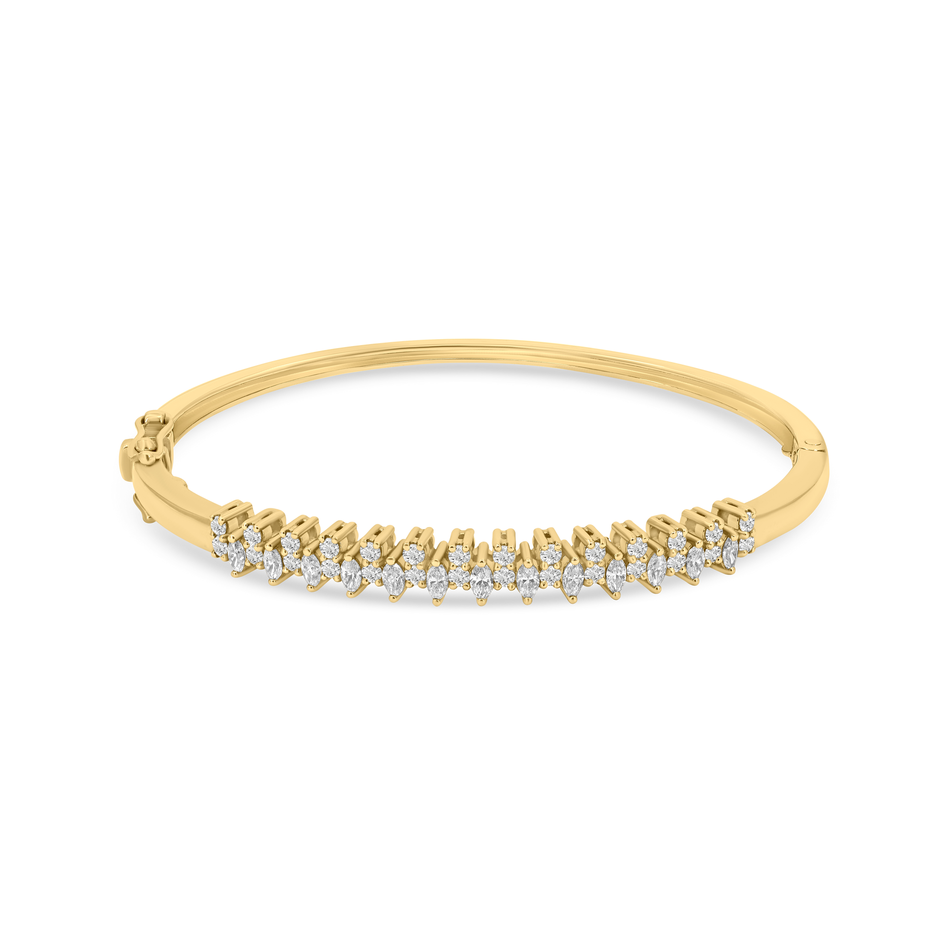 Marquise Assorted Diamond Bangle