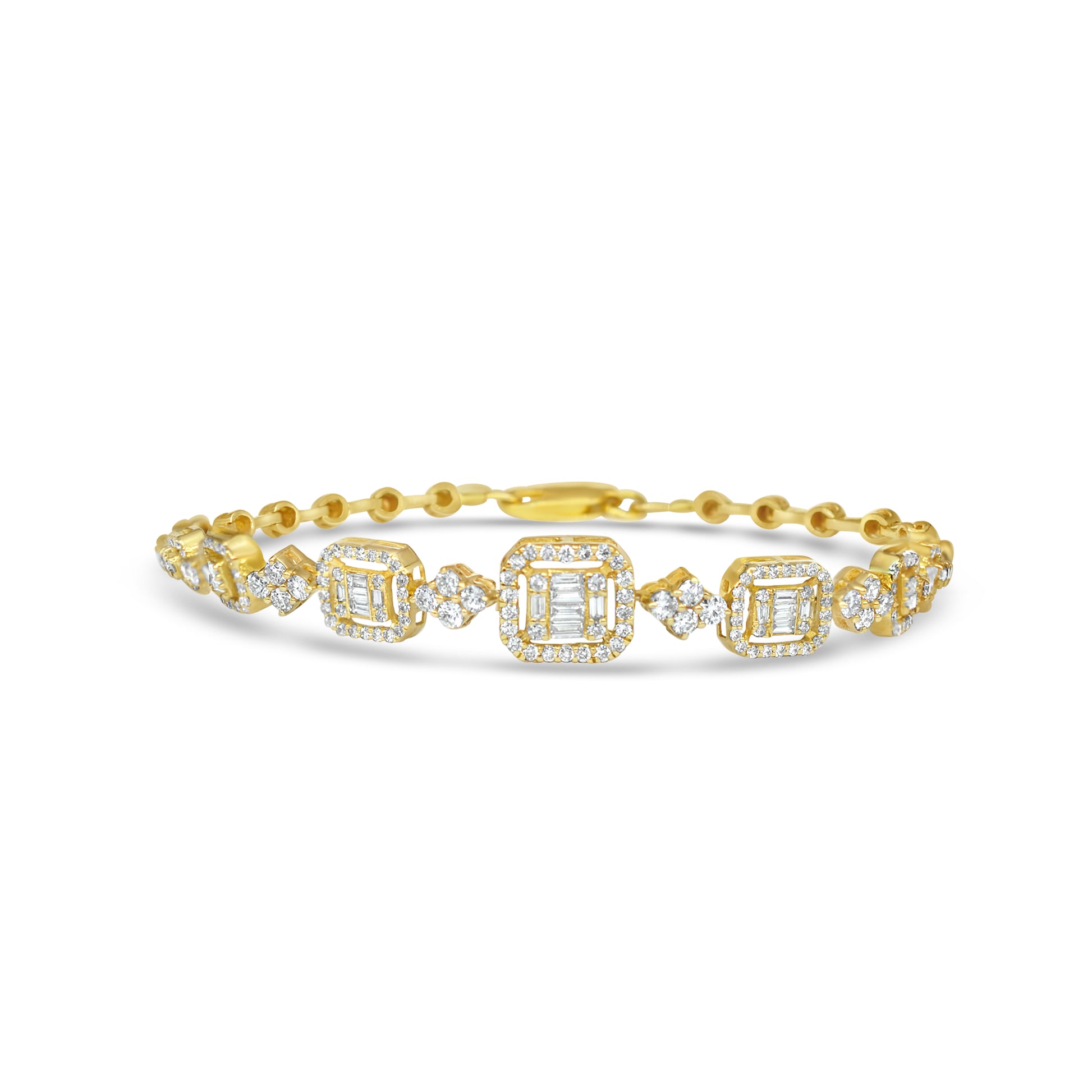 Emerald-Shaped Marquise Bracelet