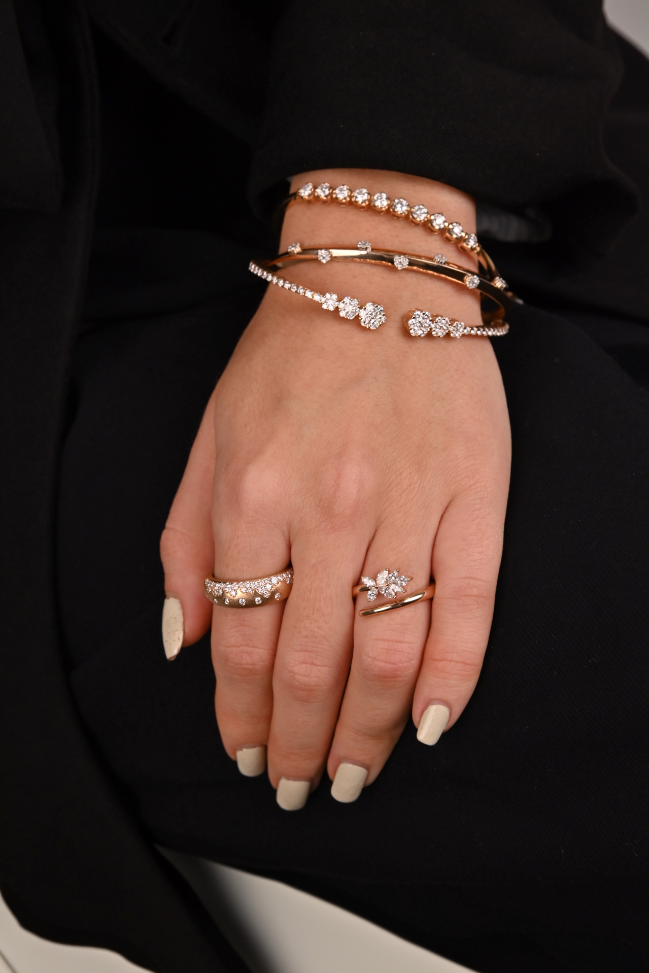 Celestial Cluster Open Bangle