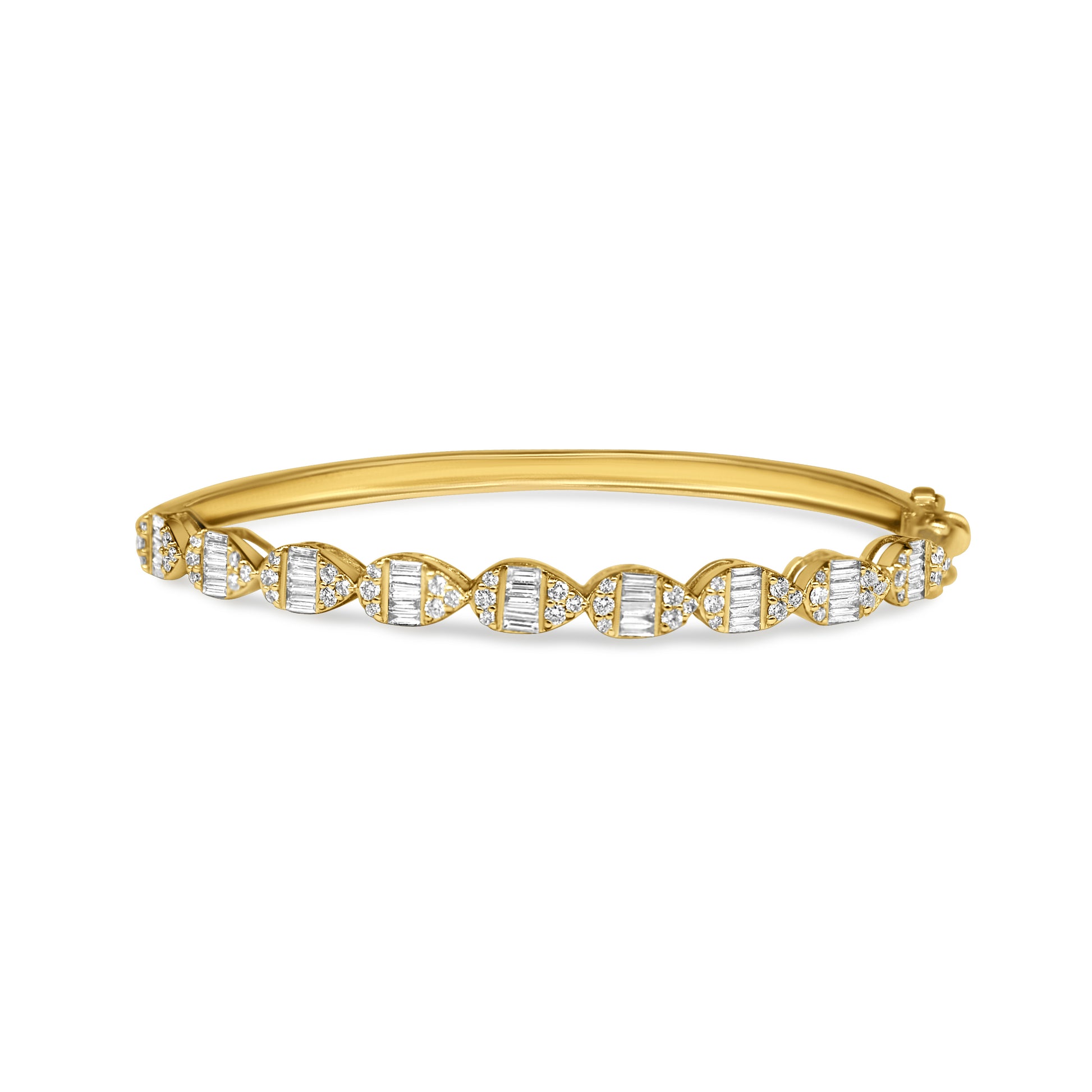 Regal Pear Baguette Bangle