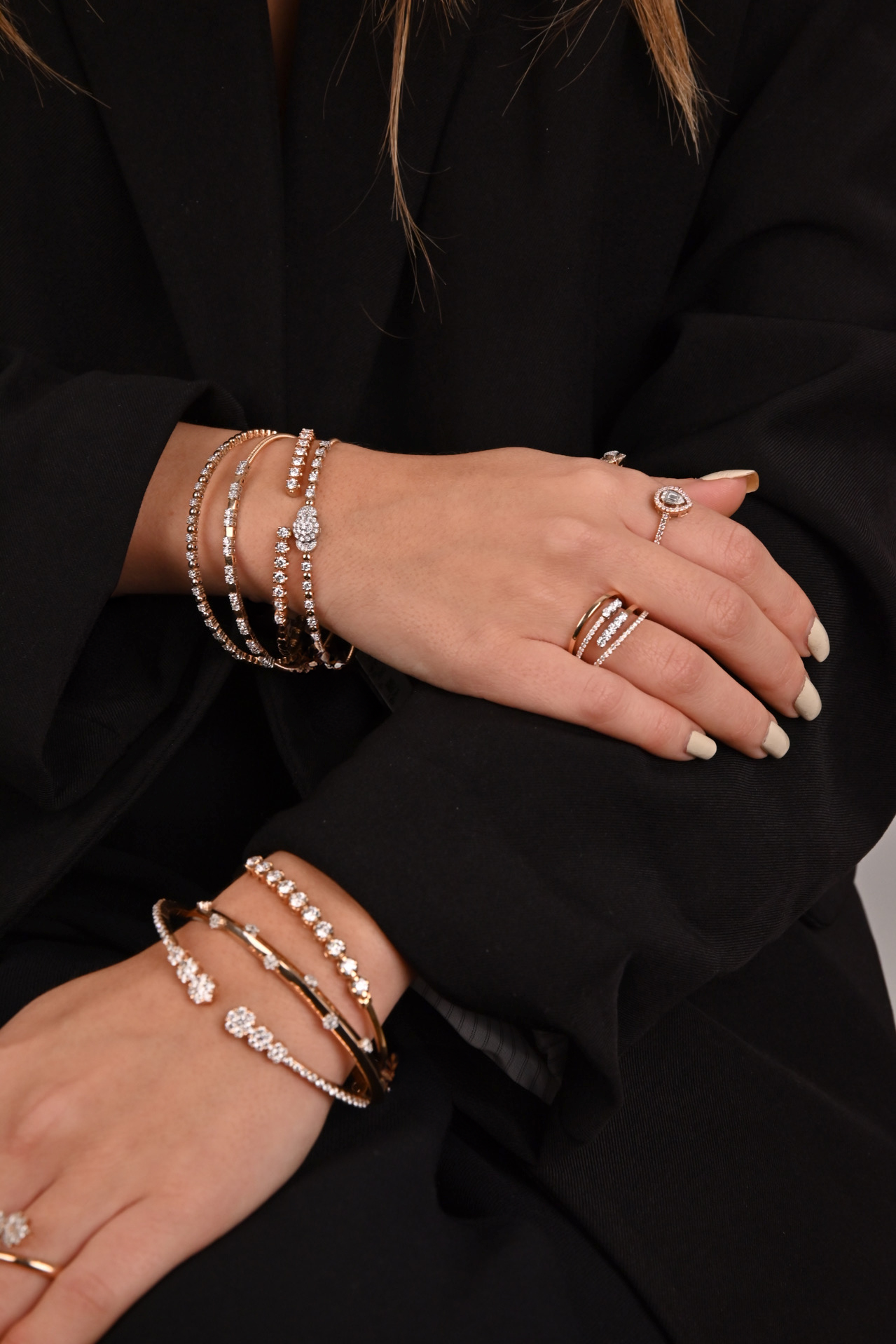 Celestial Cluster Open Bangle