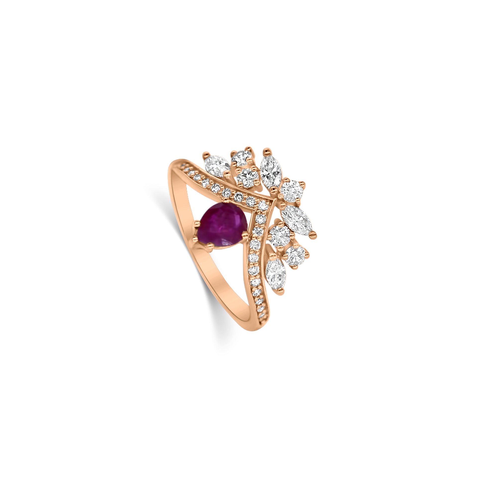 Royal Ruby Diamond Ring