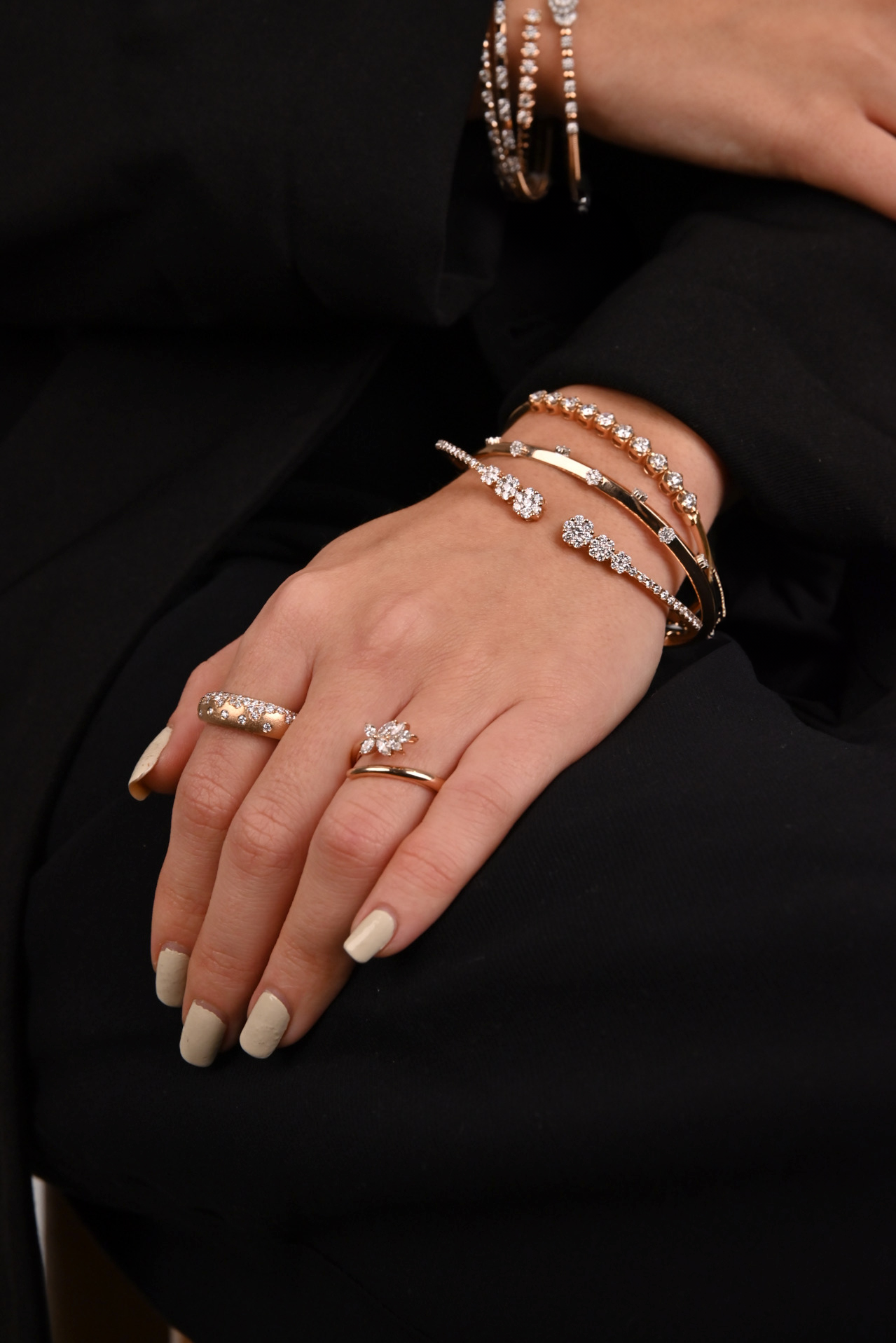Celestial Cluster Open Bangle
