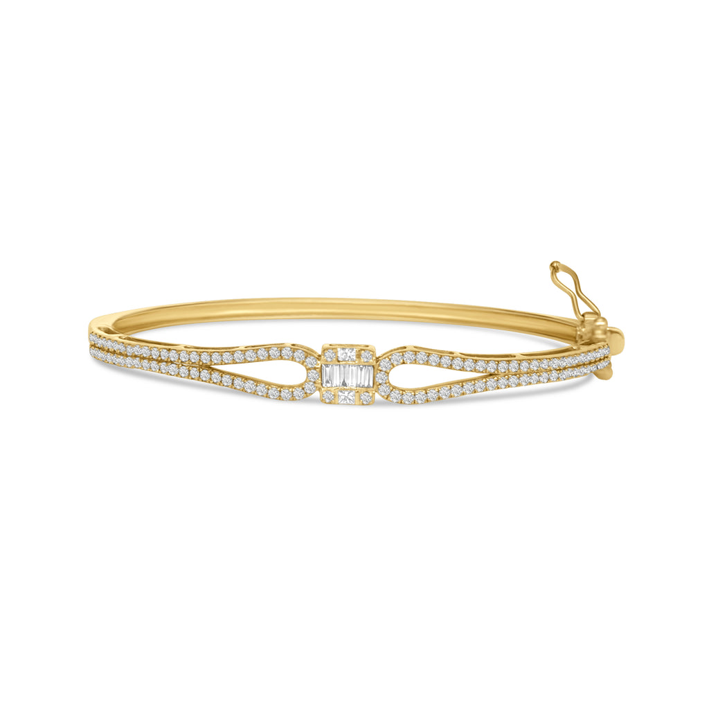Imperial Baguette Embrace Bangle