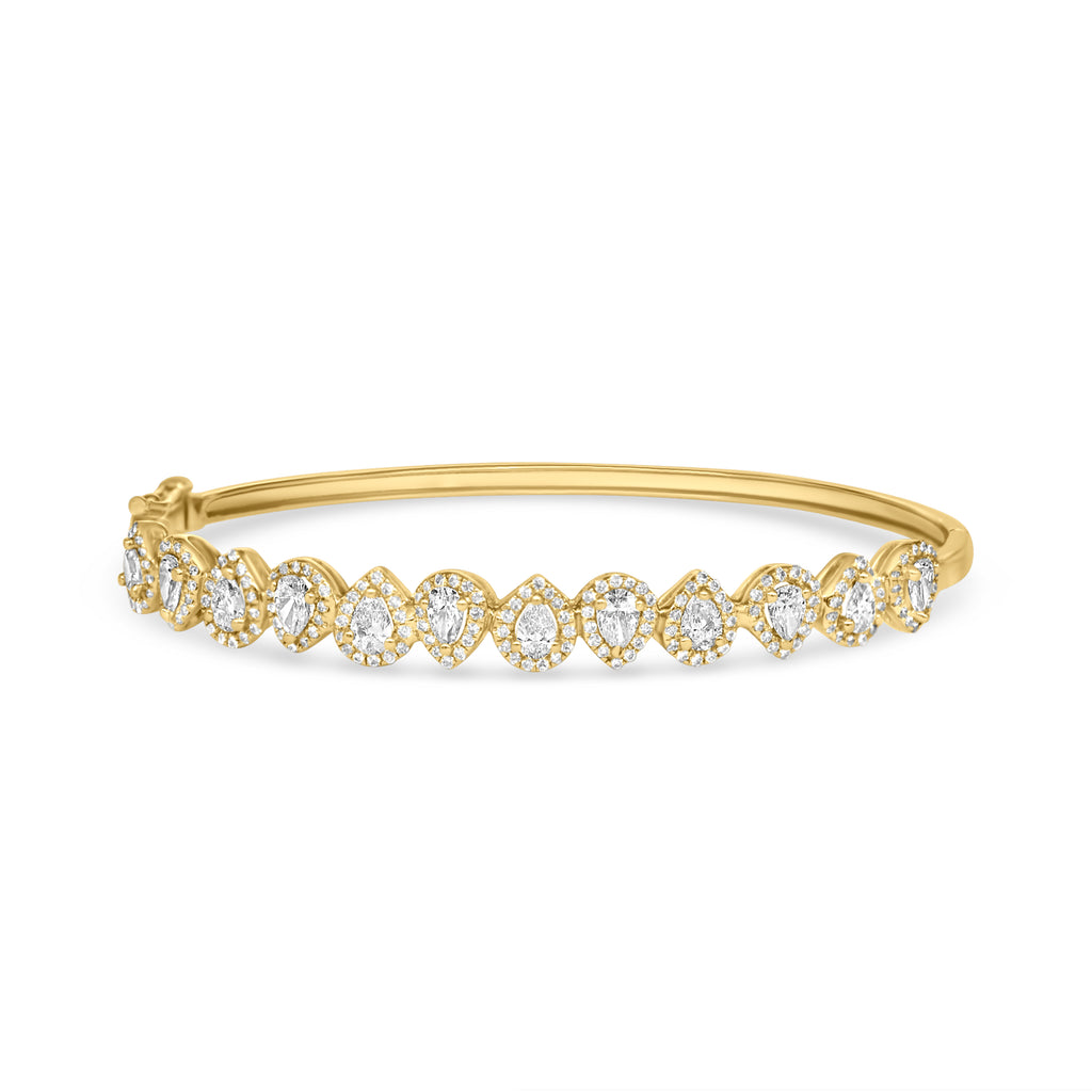 Radiance Teardrop Diamond Bangle
