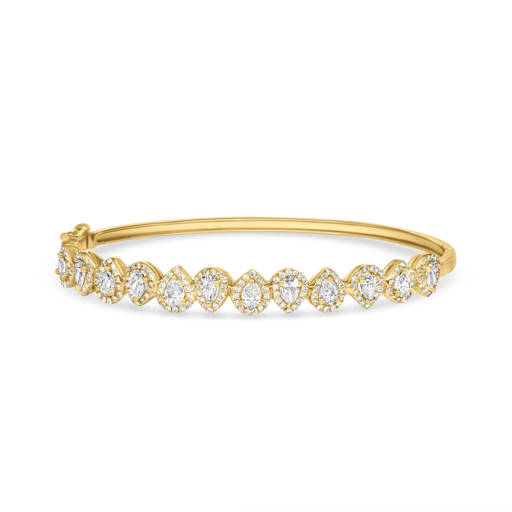Radiance Teardrop Diamond Bangle