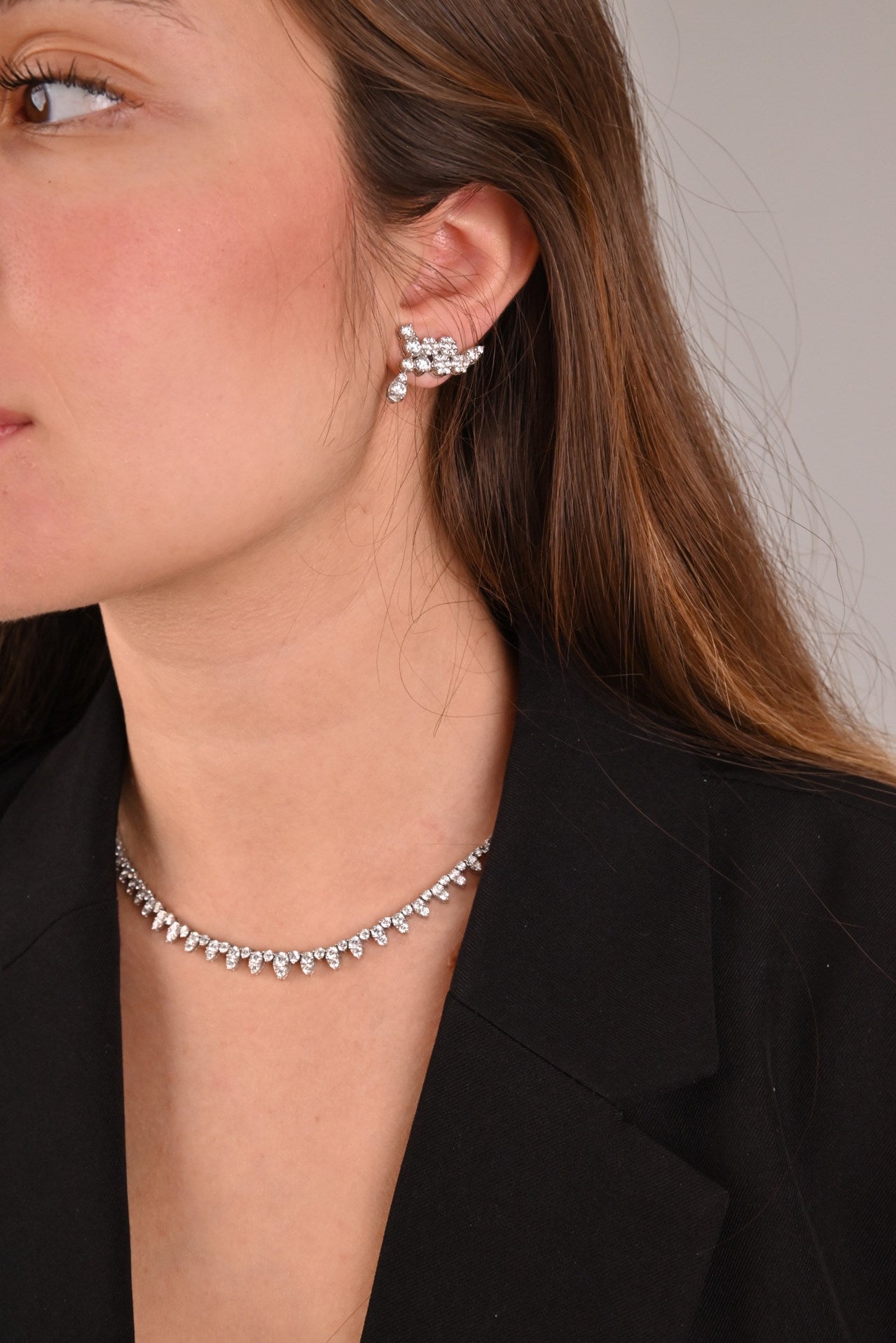 Celestial Cluster Drop Earrings