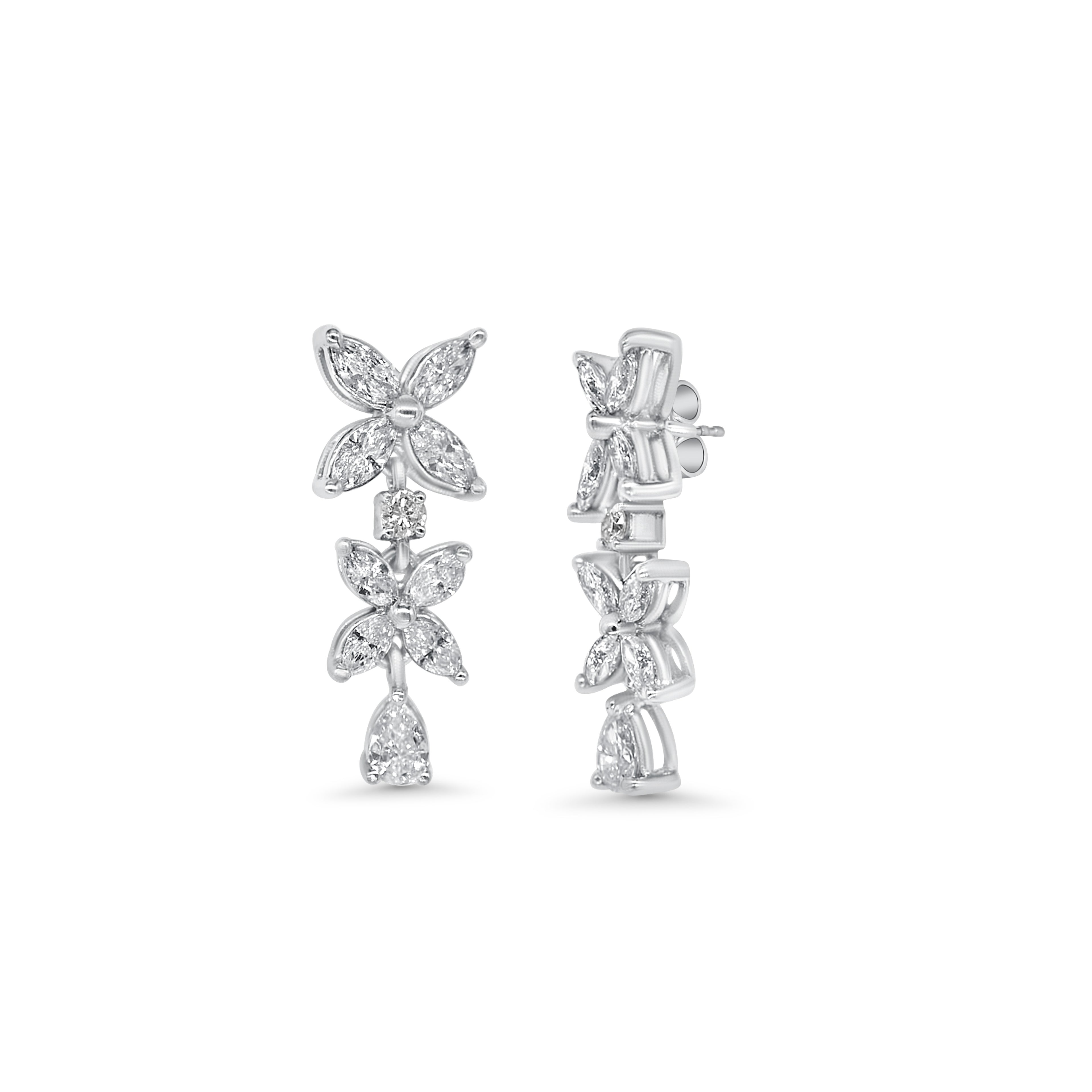 Petal Cascade Earrings