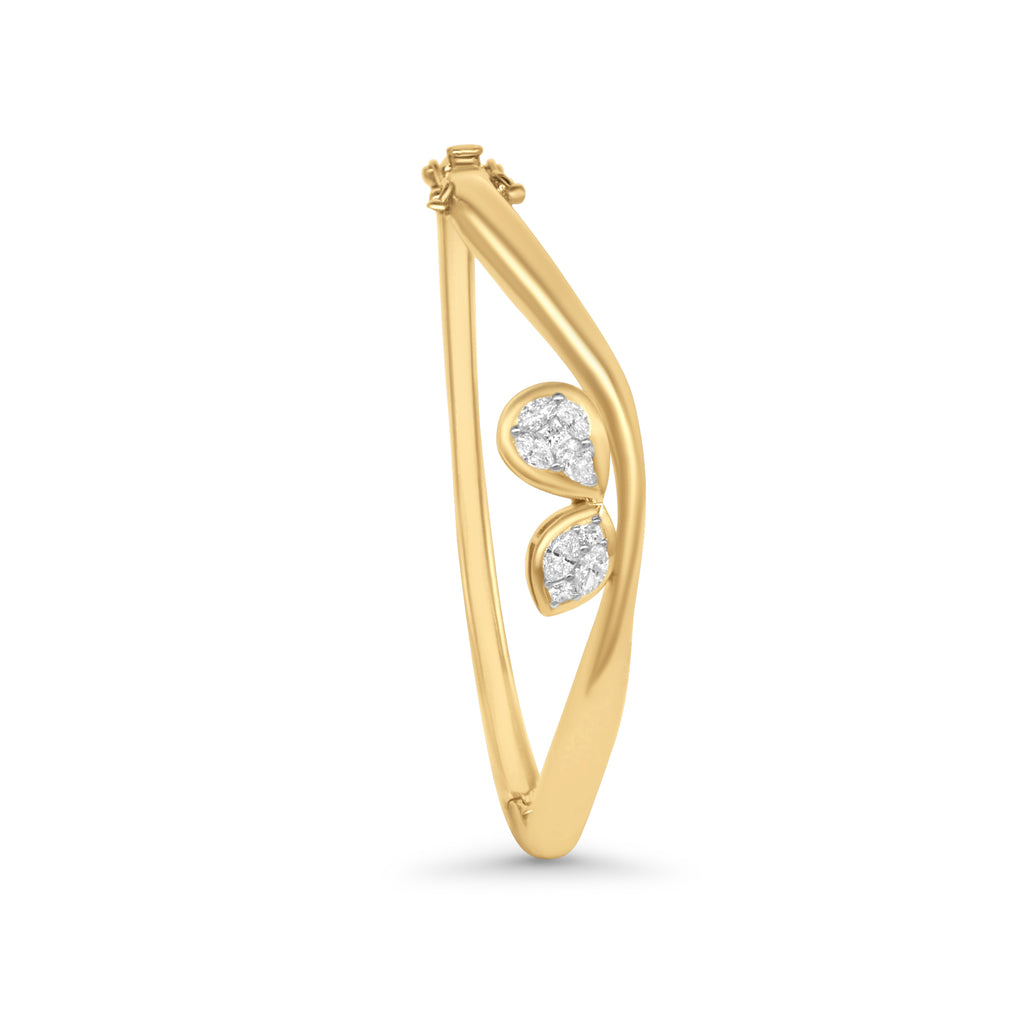 Marquise & Pear Golden Glow Bangle