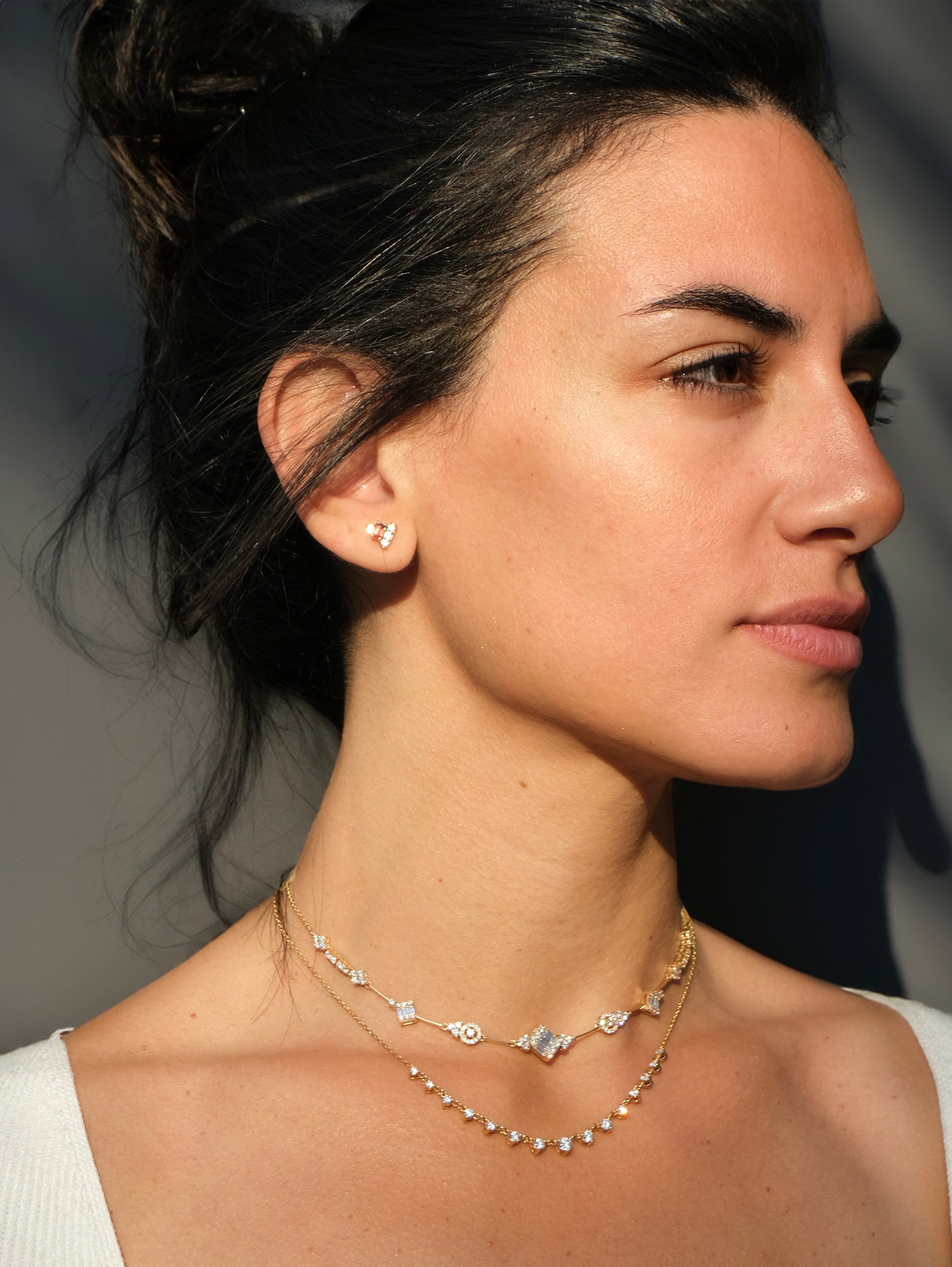 Diamond Garland Necklace