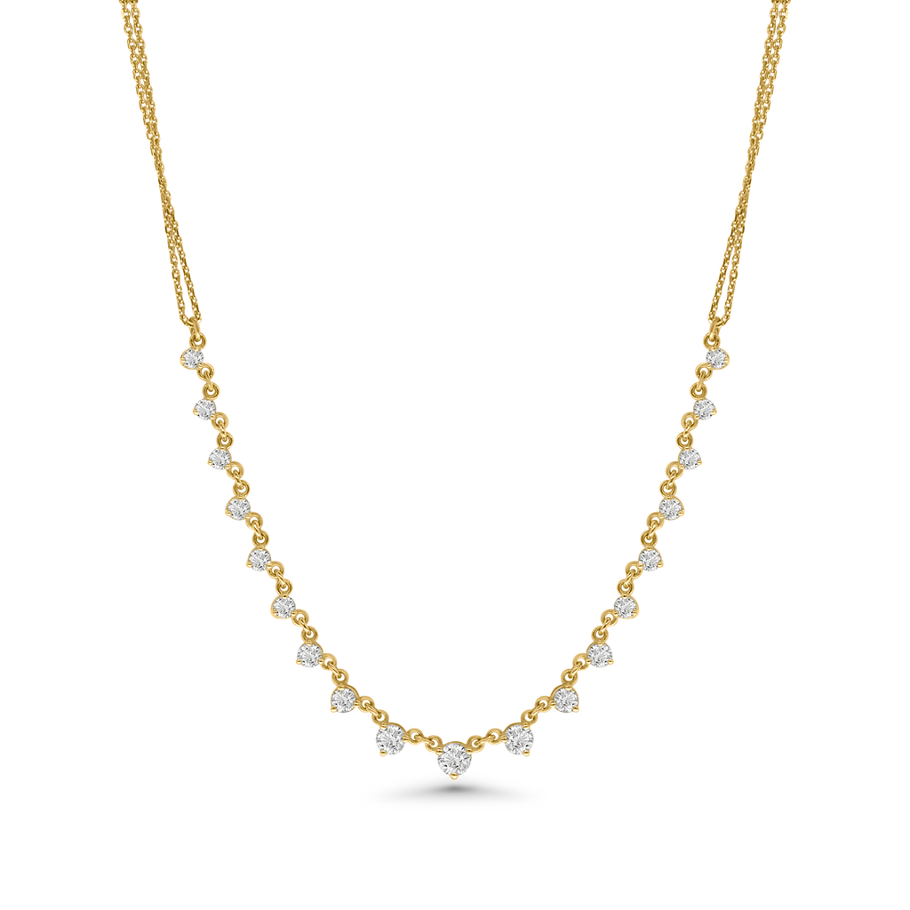 Diamond Garland Necklace