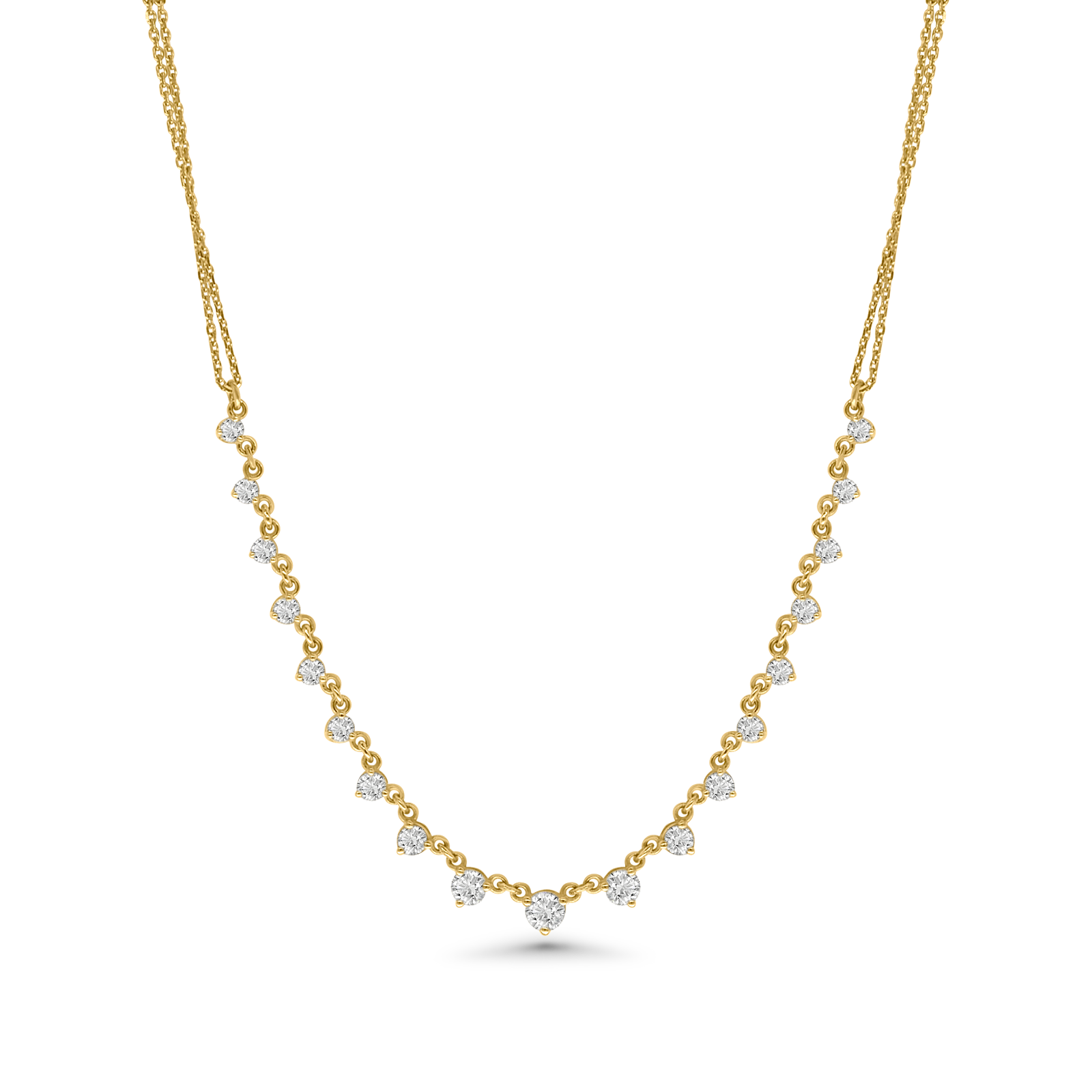 Diamond Garland Necklace