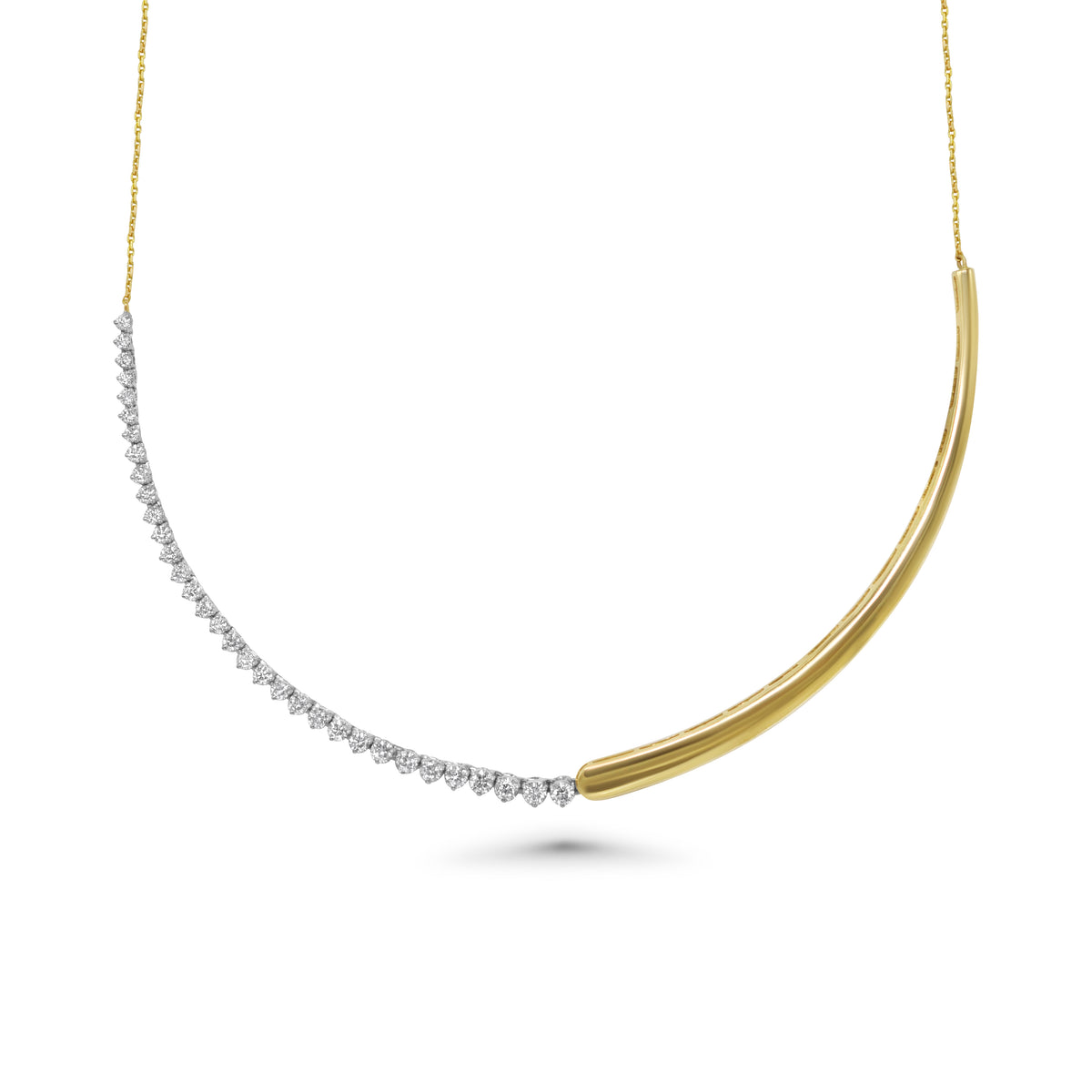 Imperial Gold and Diamond Necklace