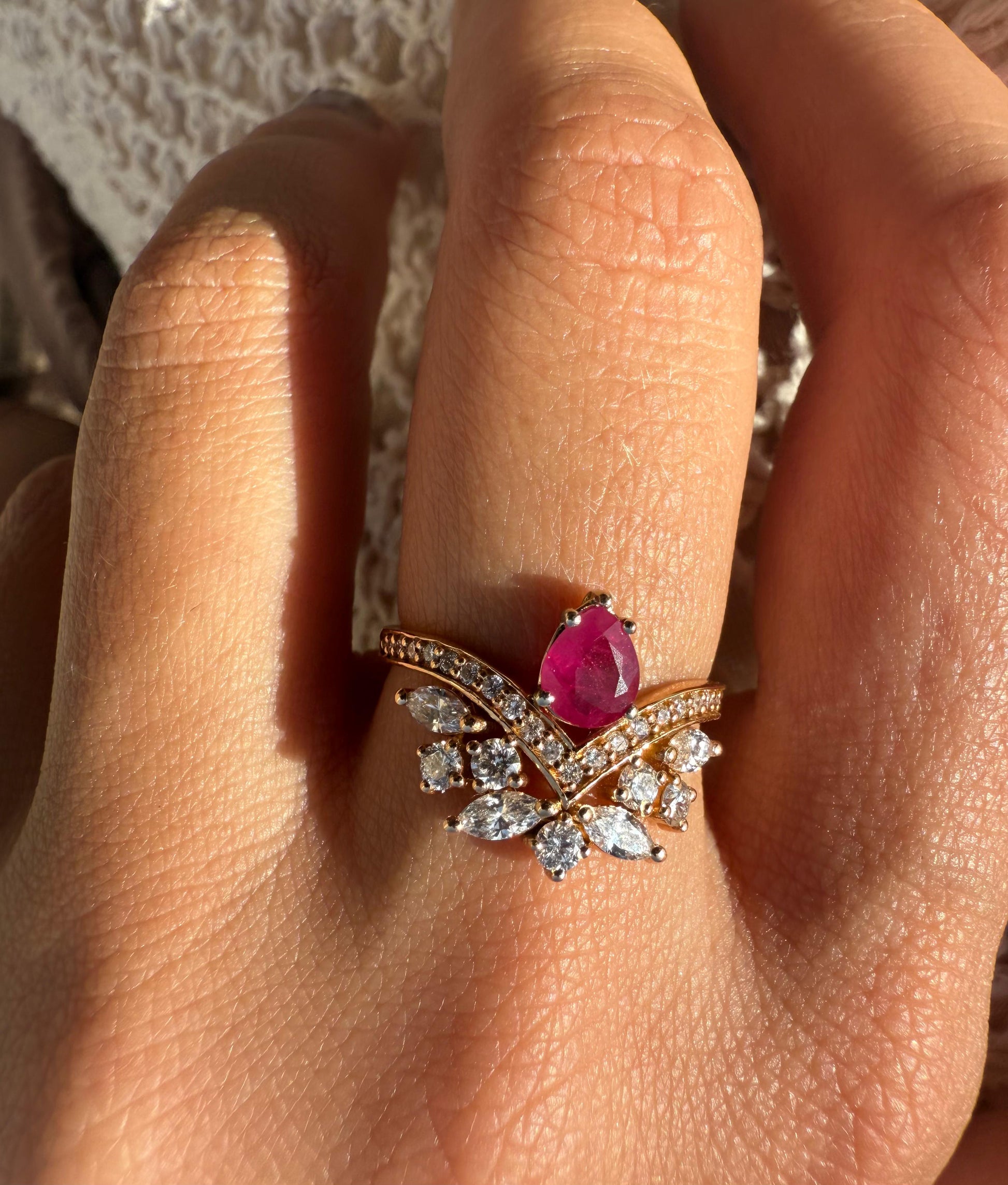 Royal Ruby Diamond Ring