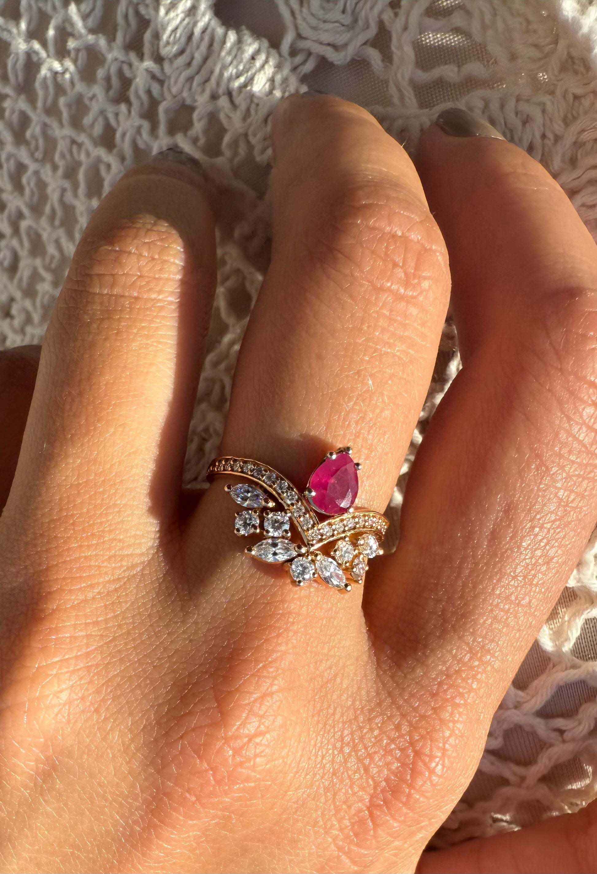 Royal Ruby Diamond Ring
