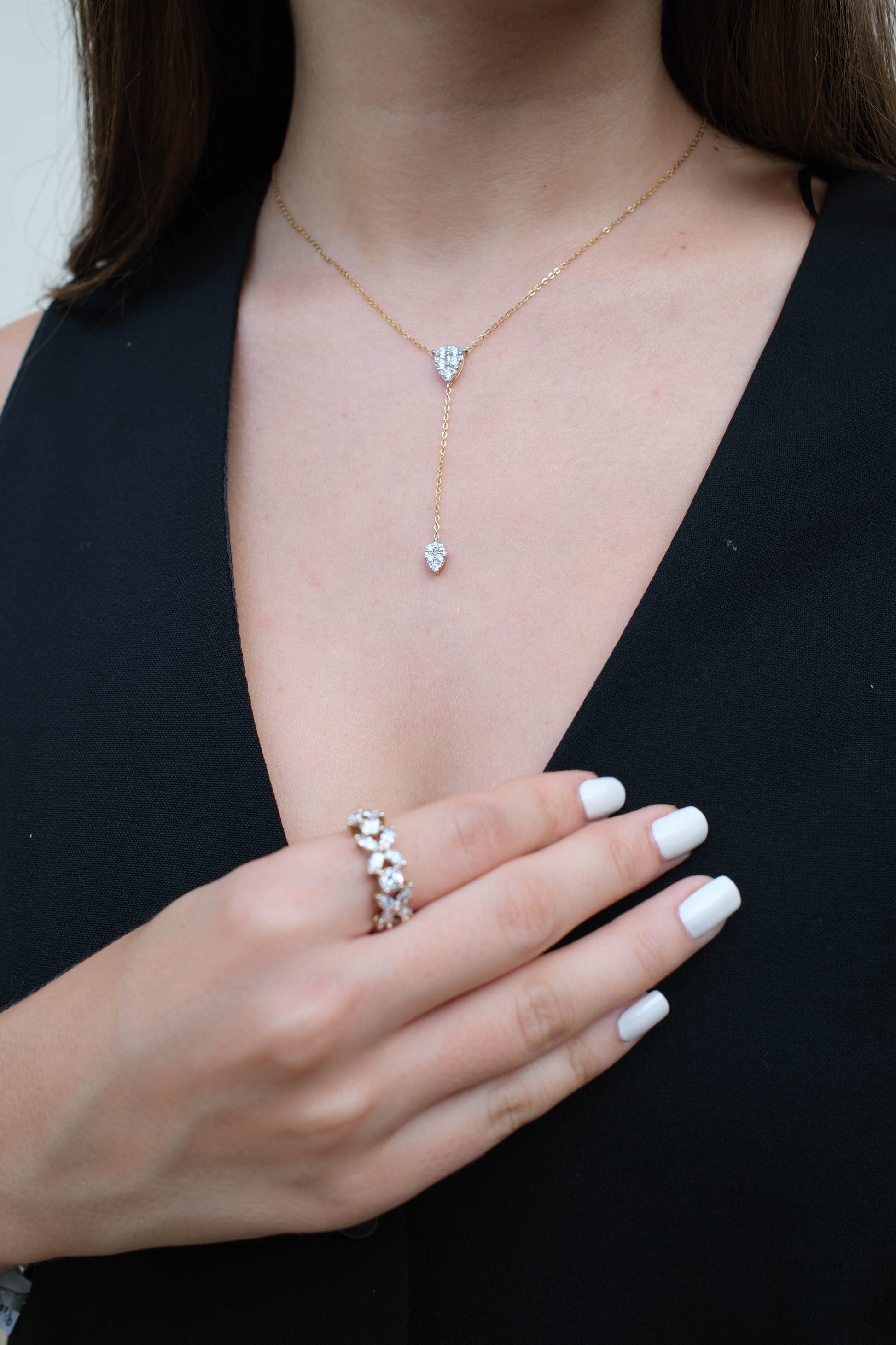 Elegant Floral Diamond Ring