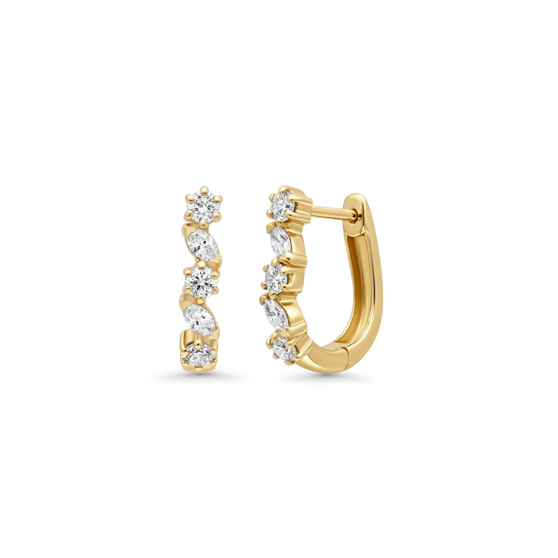 Marquise Multi-Shaped Hoops