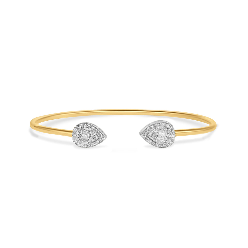 The Open Pear Bangle
