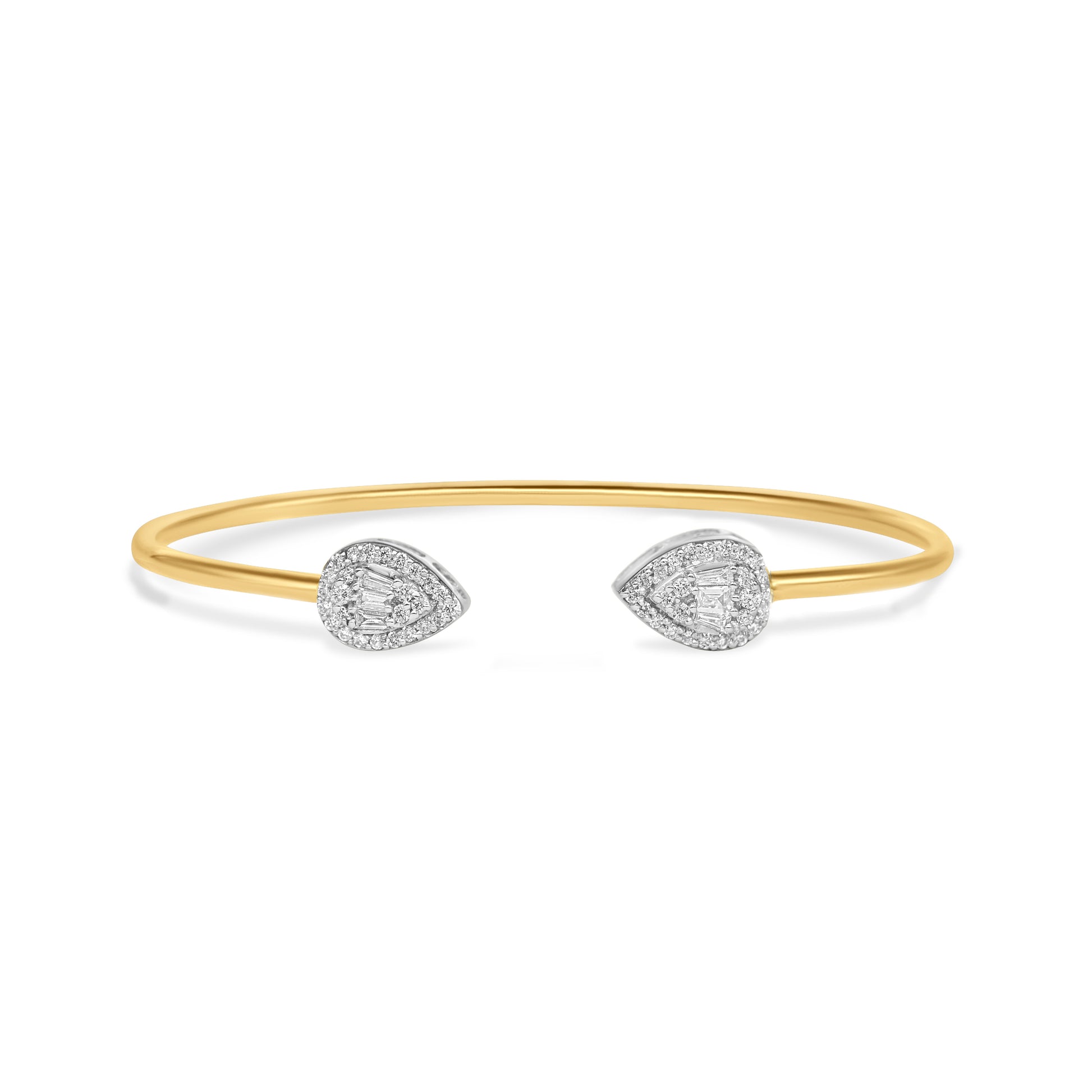 The Open Pear Bangle